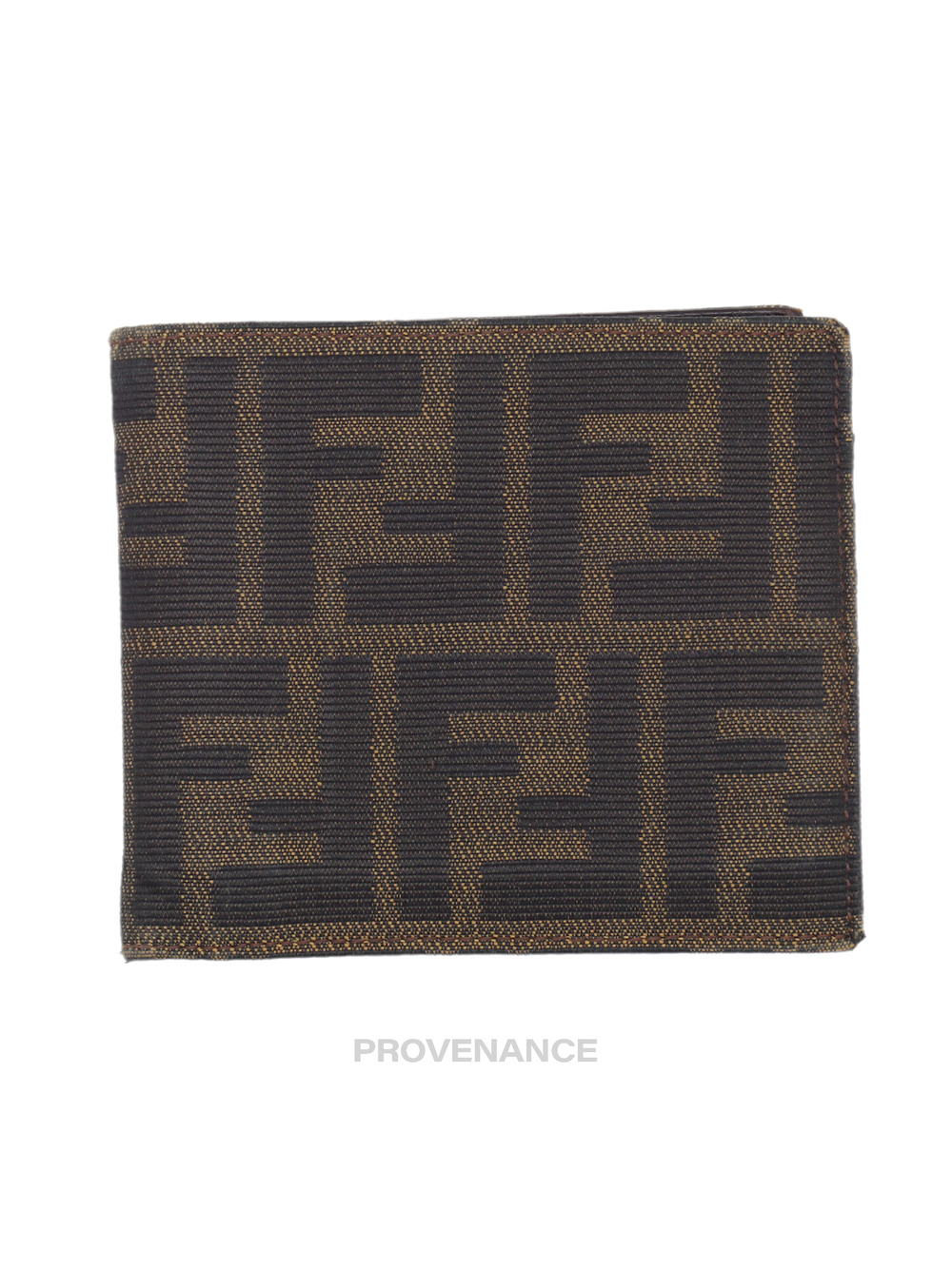 🔴 Fendi Bifold Wallet - FF Zucca Canvas